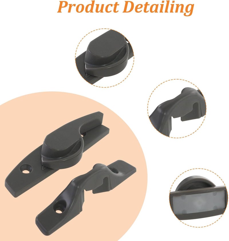 VIDABTE Window Locks & latches for Andersen, Sash Lock and Keeper for 1968 to Present, Window Sash Lock (Stone Color) - Image 3
